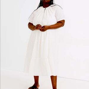 Madewell off white MIDI dress size 1X